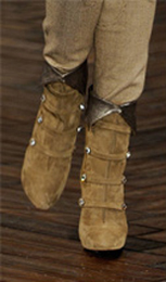 Ботинки коричневые замш с кристалами Ботинки коричневые замш с кристалами