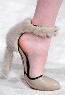 Туфли с мехом