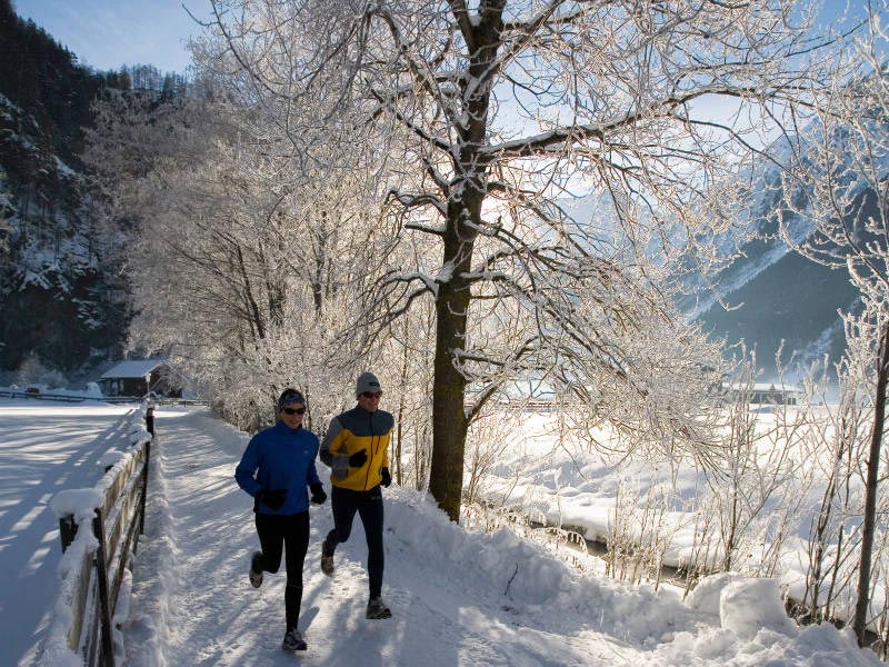 Бег зимой Бег зимой