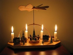 свечи на доске