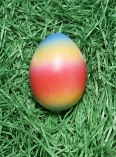 пасха яйцо радуга