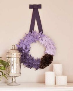 Новогоднее украшение дверей5