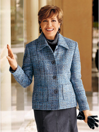 Серо-голубой пиджак Серо-голубой пиджак