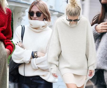 С чем носить модные женские свитера