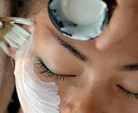 Пилинг лица дома