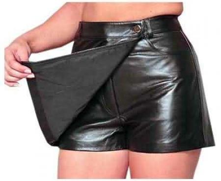 Кожаные юбки и шорты весна-лето 2013